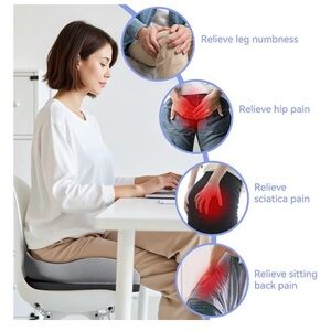 Ergonomic Seat Cushion for Pain Relief